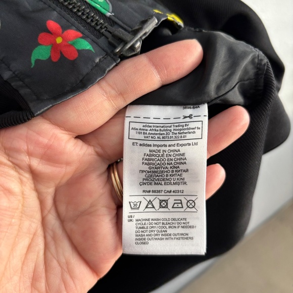 Adidas x Pharrell Williams Limited Edition Multi-Color Print Bomber Jacket - Picture 8 of 12